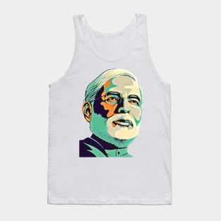 Narendra Modi India Prime Minister Namo BJP Supporter Tank Top